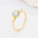 SR10909 Moissanite Ring - Additional view