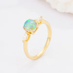 SR10909 Fire Opal Ring - Additional view