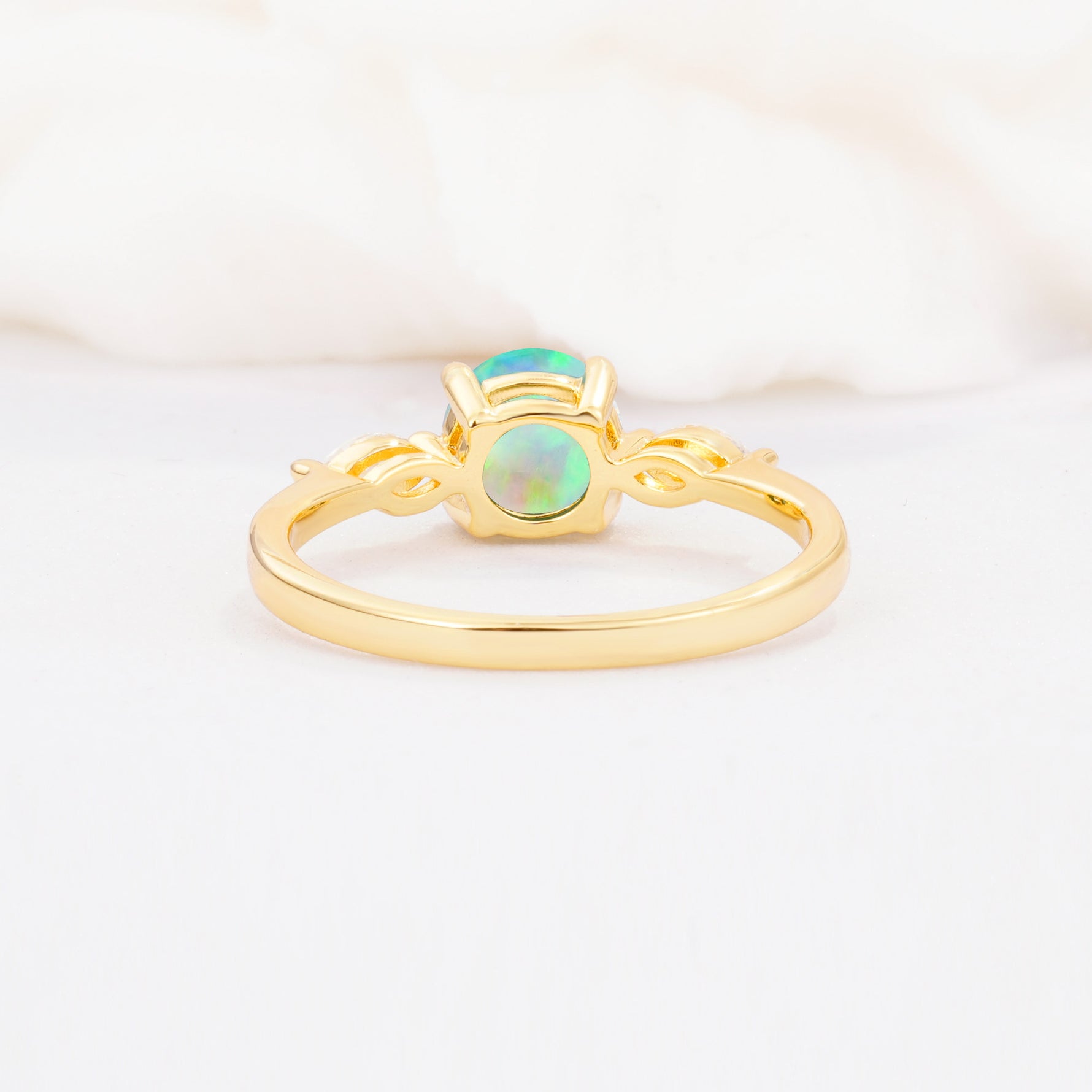 SR10909 Fire Opal Ring - Additional view