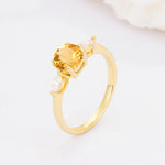 SR10909 Citrine Ring - Additional view