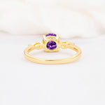 SR10909 Amethyst Ring - Additional view