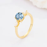 SR10909 Aquamarine Ring - Additional view