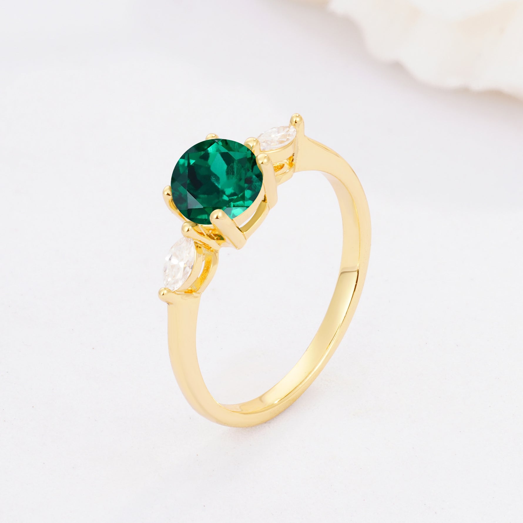 SR10909 Emerald Ring - Additional view