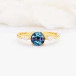 SR10909 Alexandrite Ring - Yellow-Gold