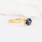 SR10909 Alexandrite Ring - White-Gold