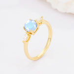 SR10909 Moonstone Ring - Additional view