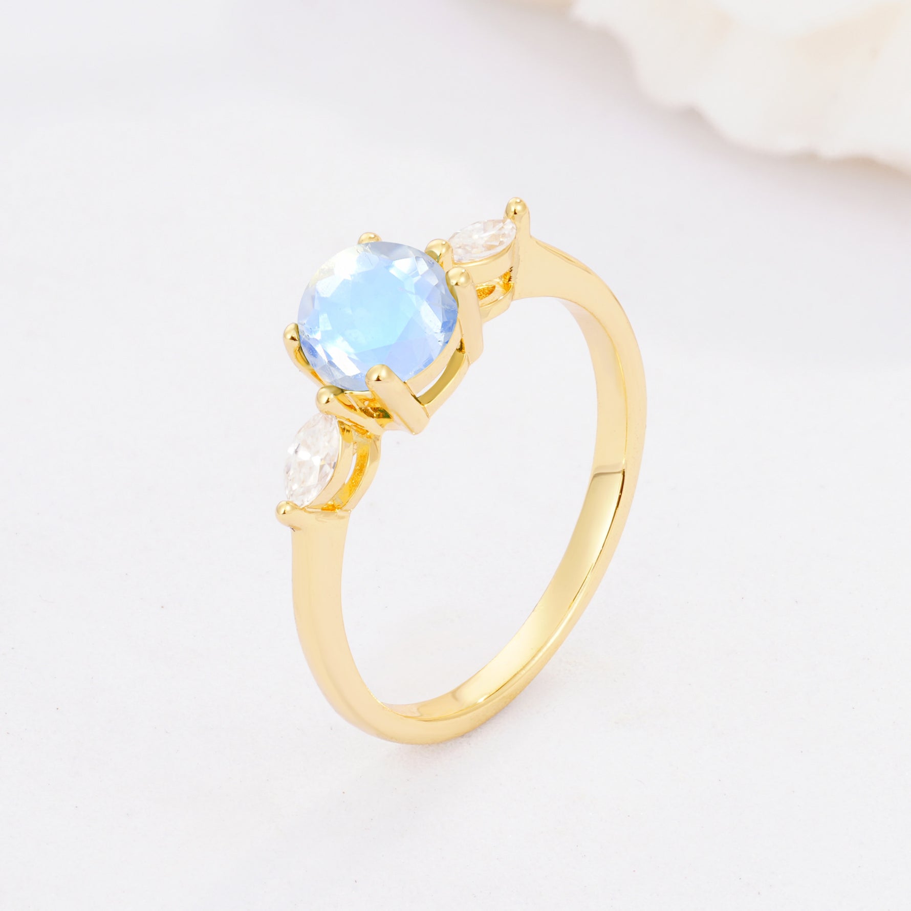 SR10909 Moonstone Ring - Additional view