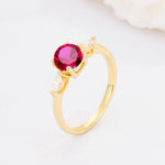SR10909 Ruby Ring - Additional view