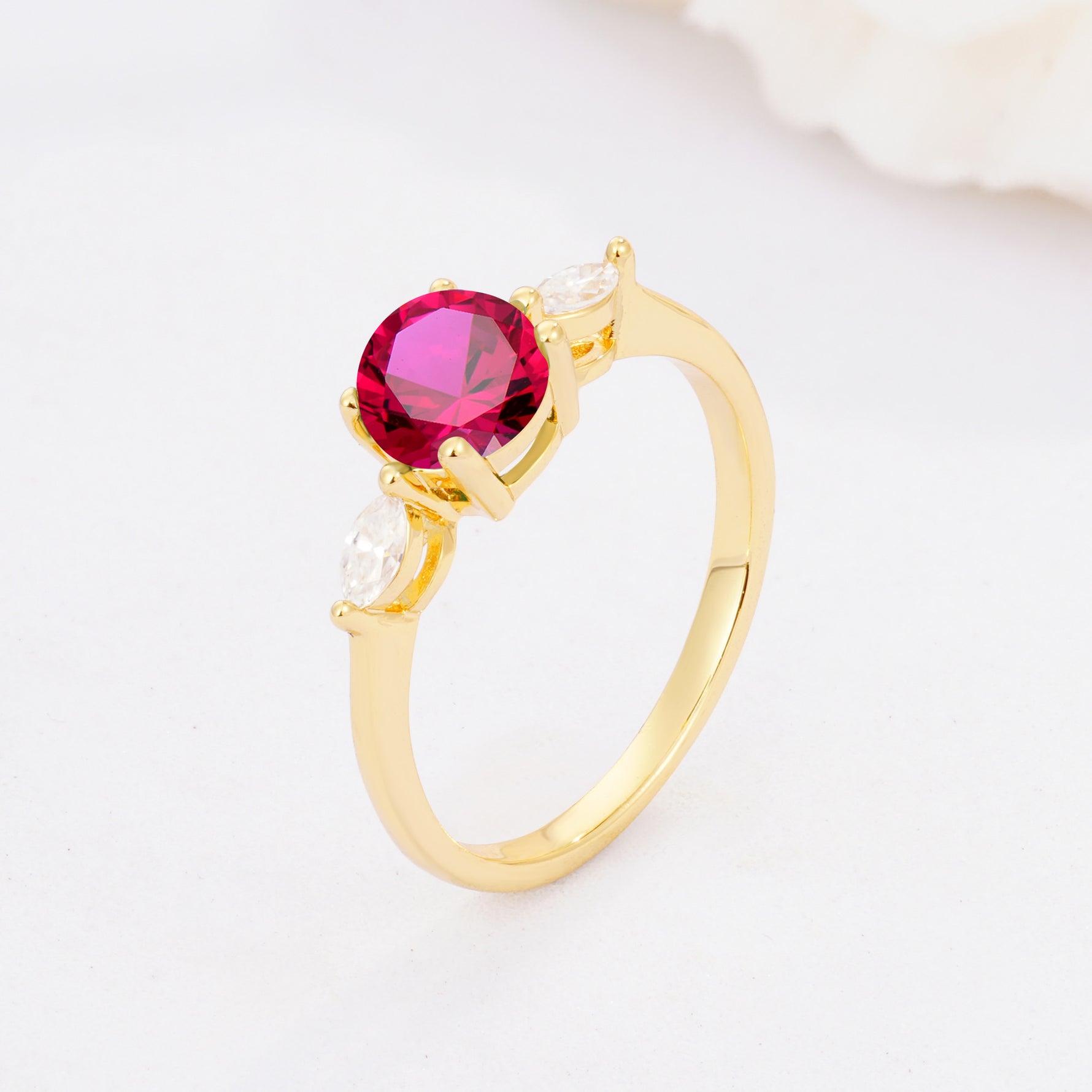 SR10909 Ruby Ring - Additional view