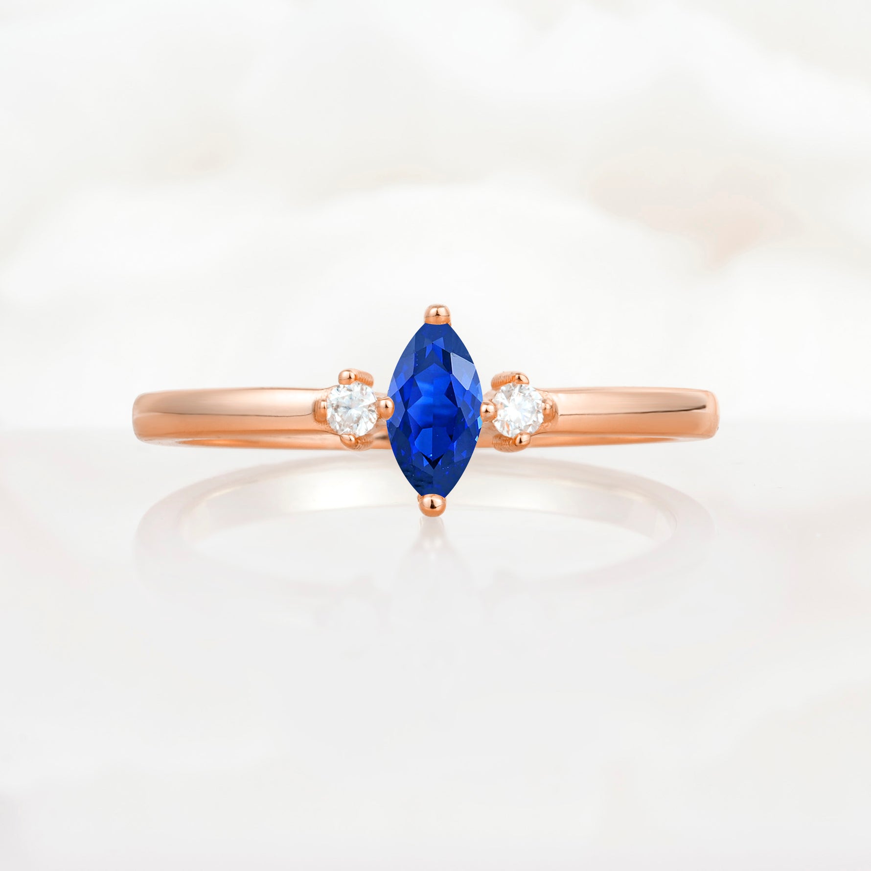SR11083 Sapphire Ring - Additional view