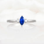 SR11083 Sapphire Ring - Additional view