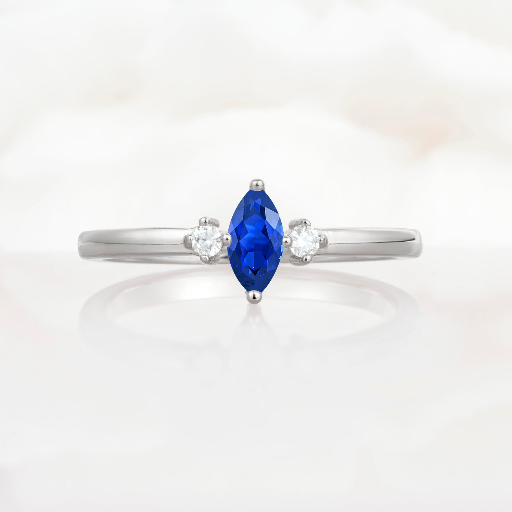 SR11083 Sapphire Ring - Additional view
