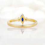 SR11083 Sapphire Ring - Additional view