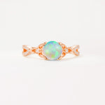 SR11137 Fire Opal Ring - Additional view