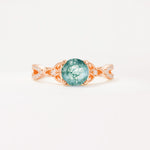 SR11137 Moss Agate Ring - Additional view
