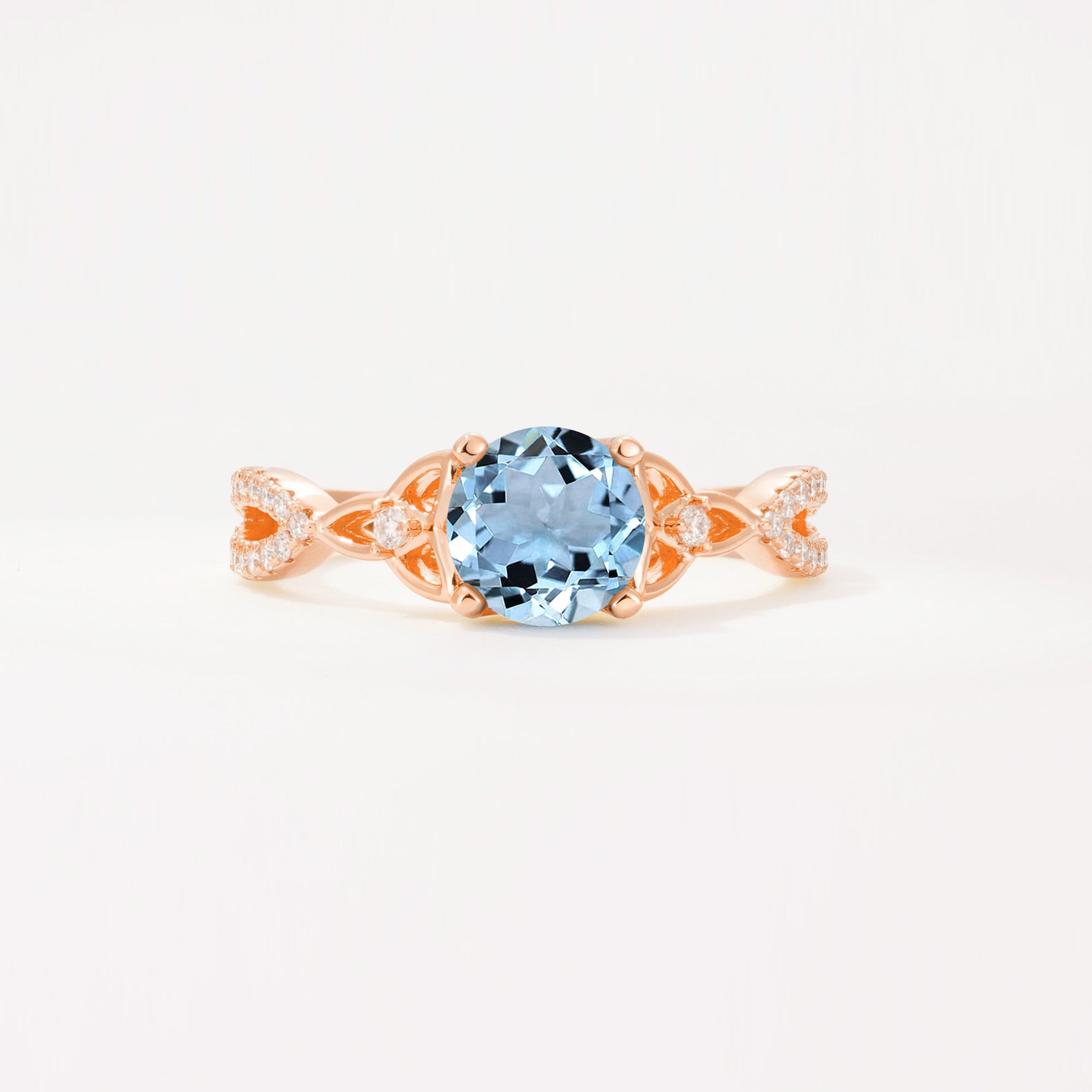 SR11137 Aquamarine Ring - Additional view