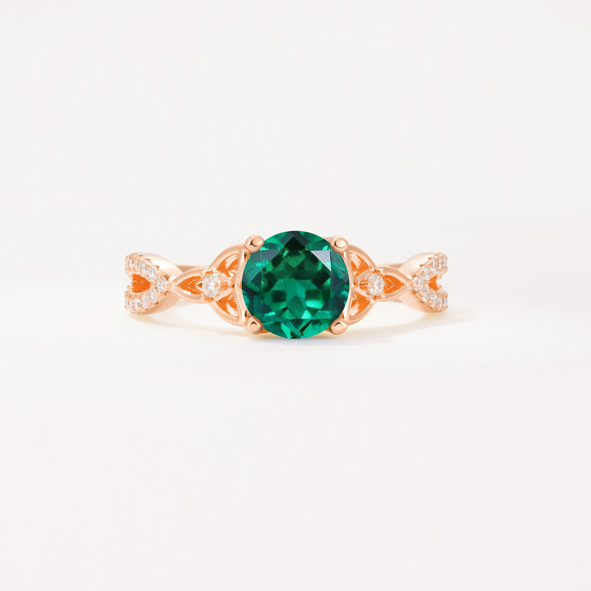 SR11137 Emerald Ring - Additional view