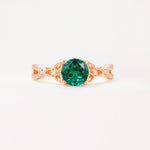 SR11137 Emerald Ring - Additional view
