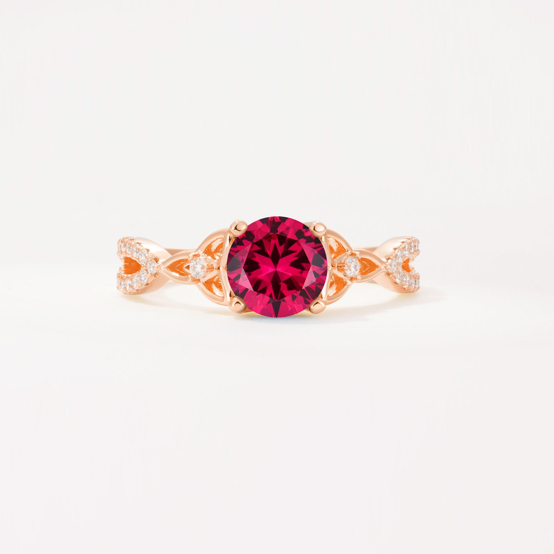SR11137 Ruby Ring - Additional view