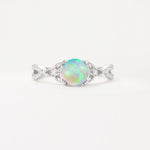 SR11137 Fire Opal Ring - Additional view