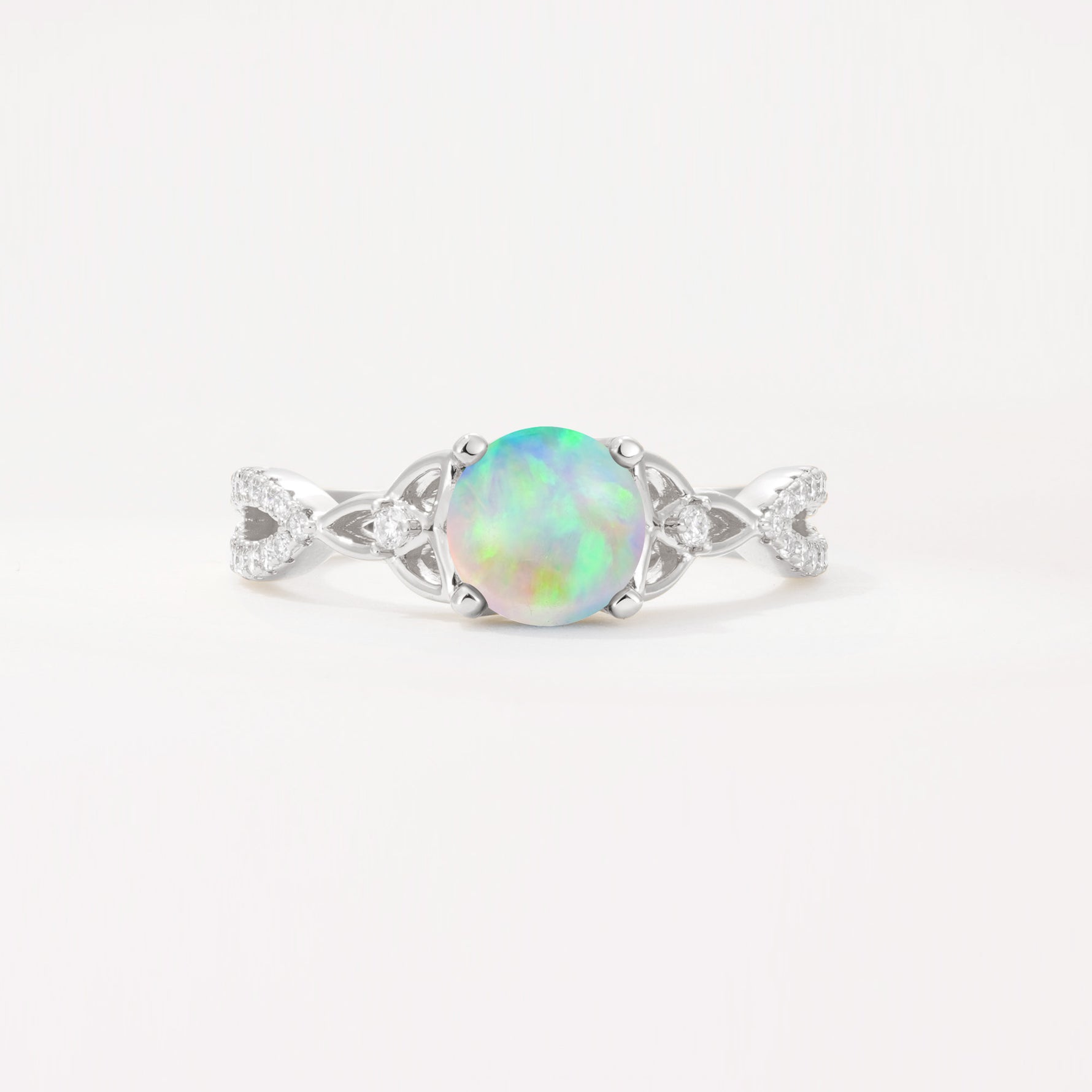 SR11137 Fire Opal Ring - Additional view