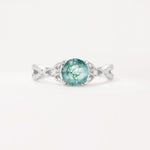 SR11137 Moss Agate Ring - Additional view