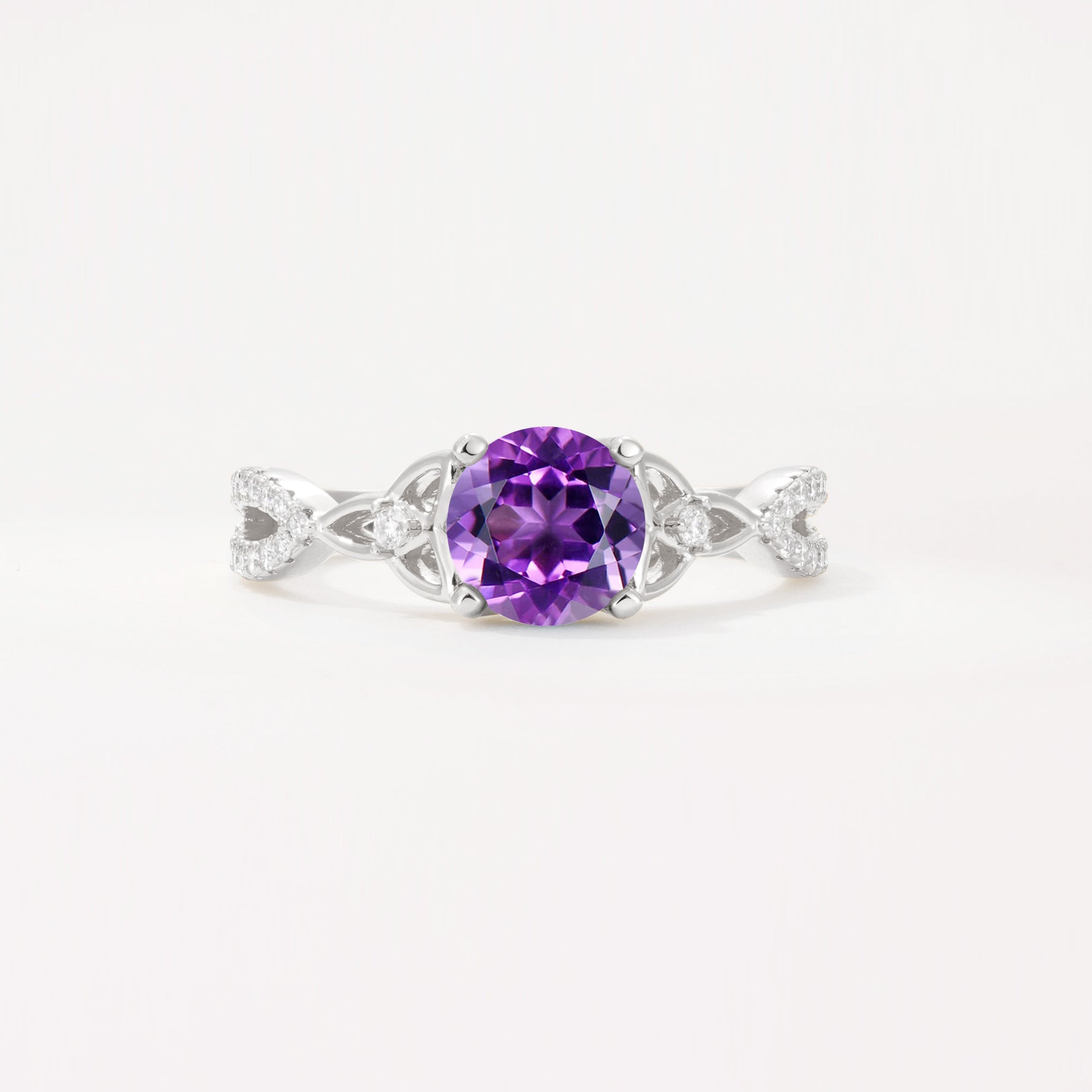 SR11137 Amethyst Ring - Additional view