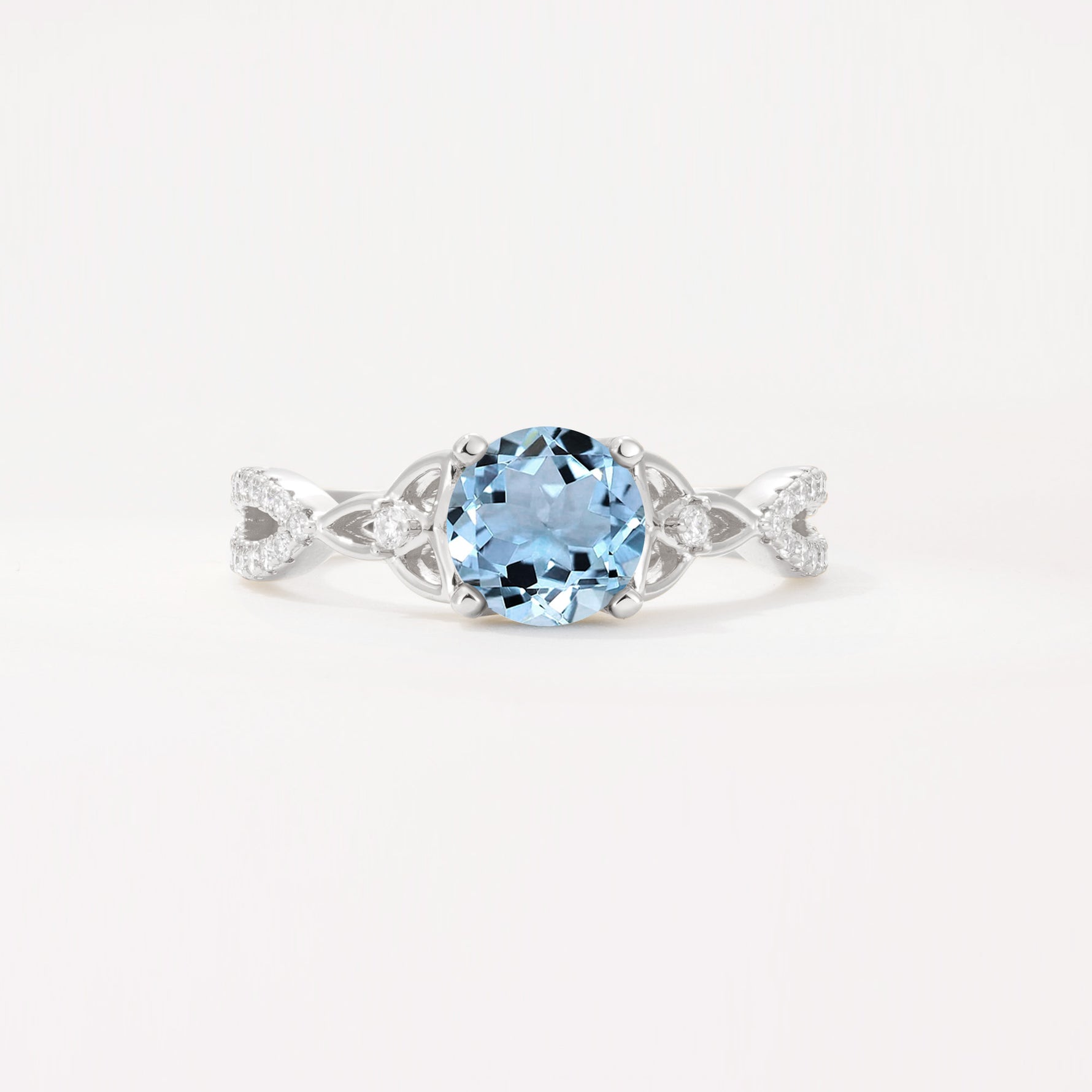 SR11137 Aquamarine Ring - Additional view