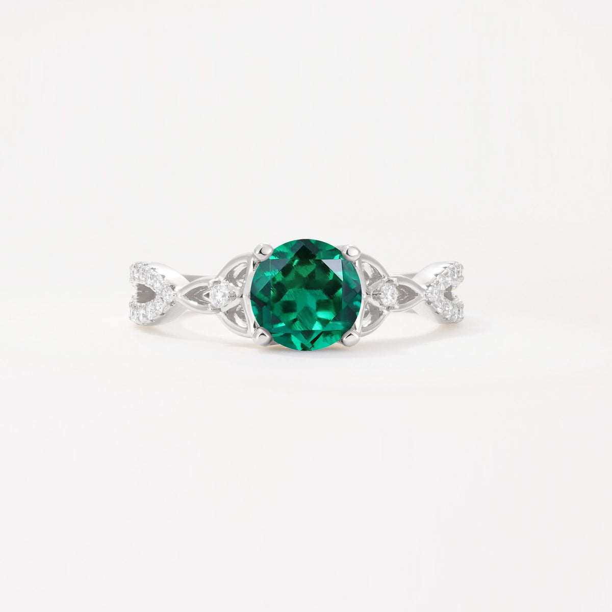 SR11137 Emerald Ring - Additional view