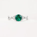 SR11137 Emerald Ring - Additional view