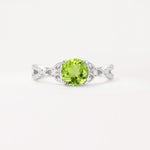 SR11137 Peridot Ring - Additional view