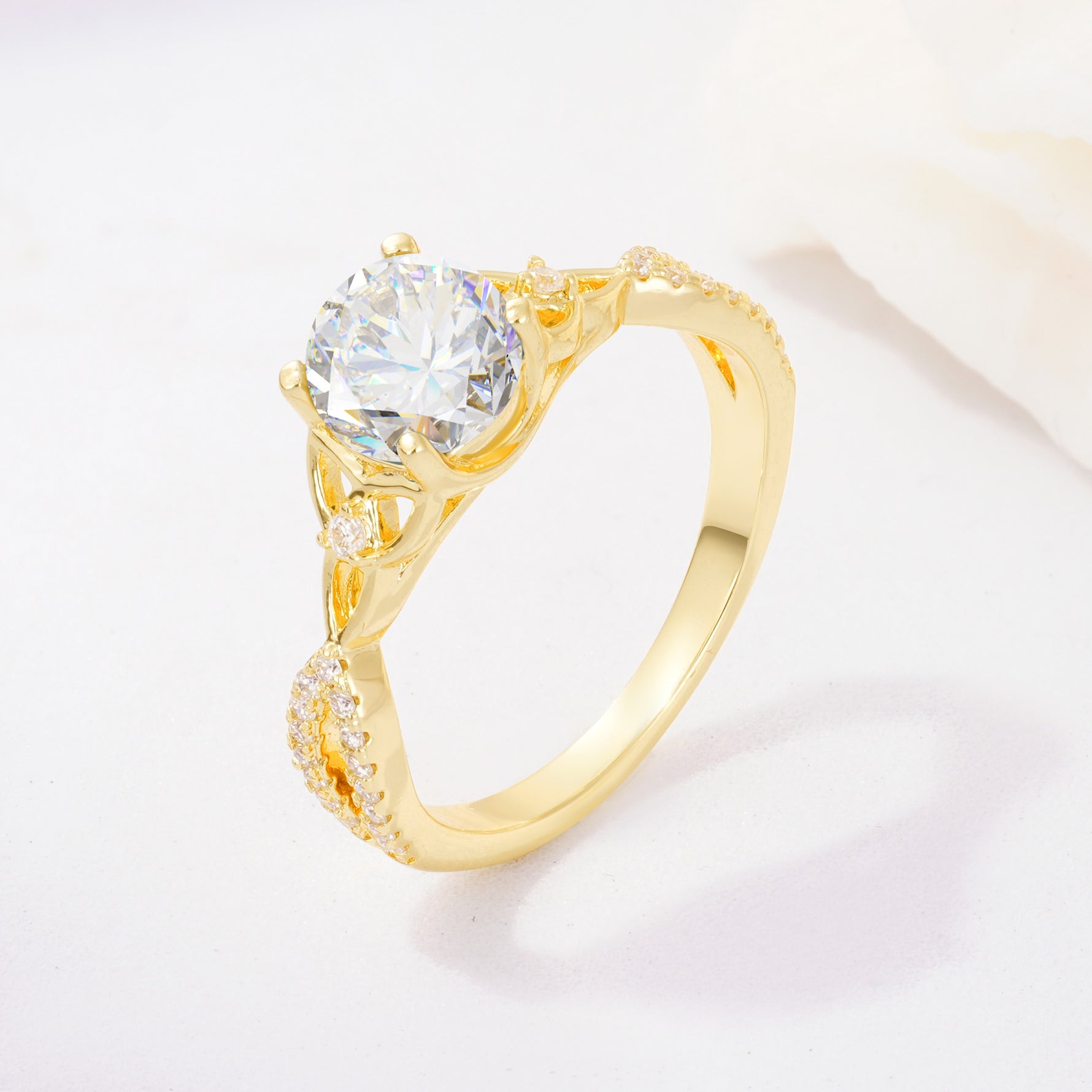 SR11137 Moissanite Ring - Additional view