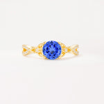 SR11137 Sapphire Ring - Yellow-Gold