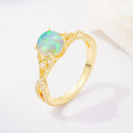SR11137 Fire Opal Ring - Additional view