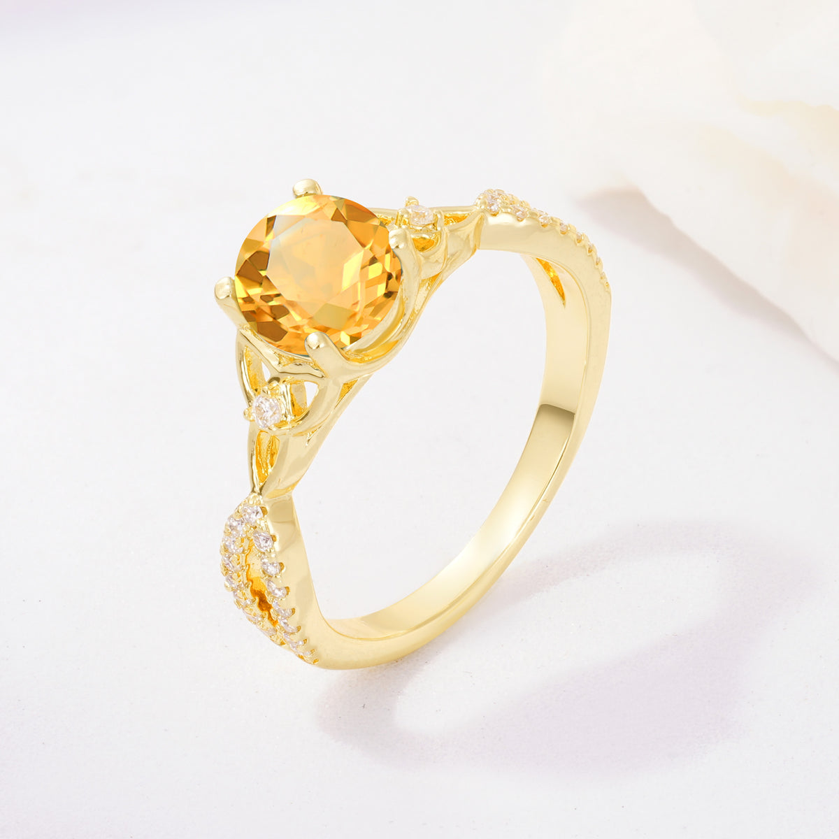 SR11137 Citrine Ring - Additional view