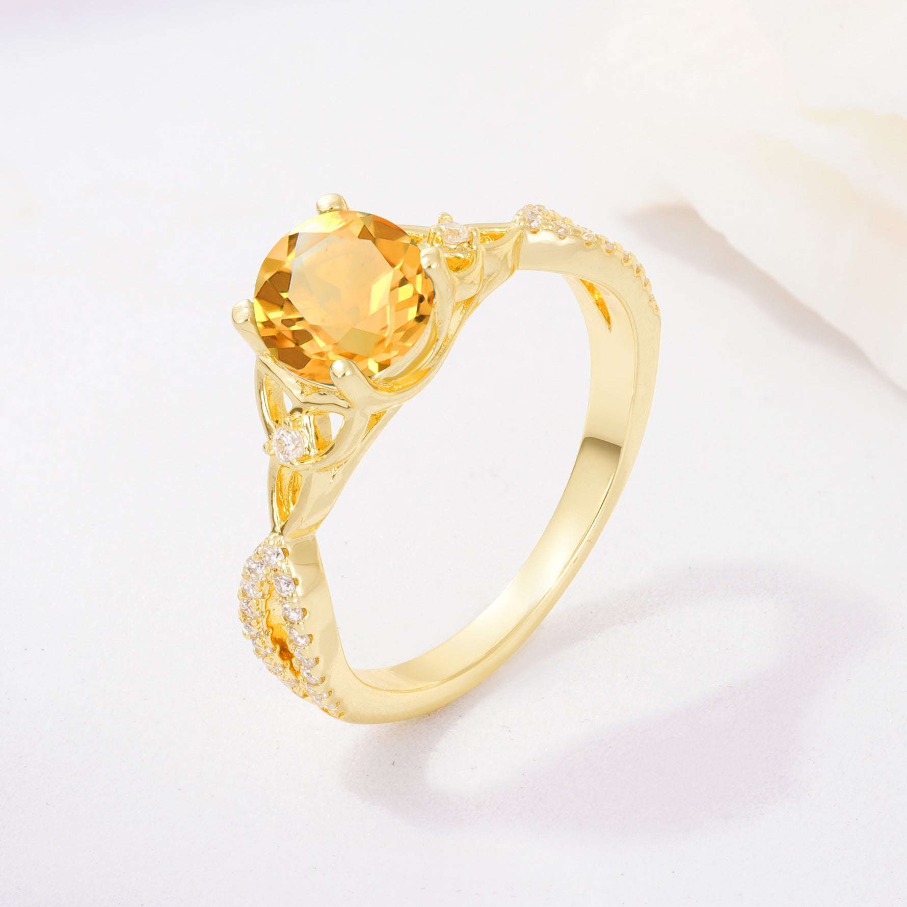 SR11137 Citrine Ring - Additional view
