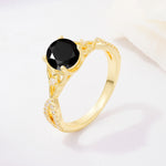 SR11137 Black Onyx Ring - Additional view
