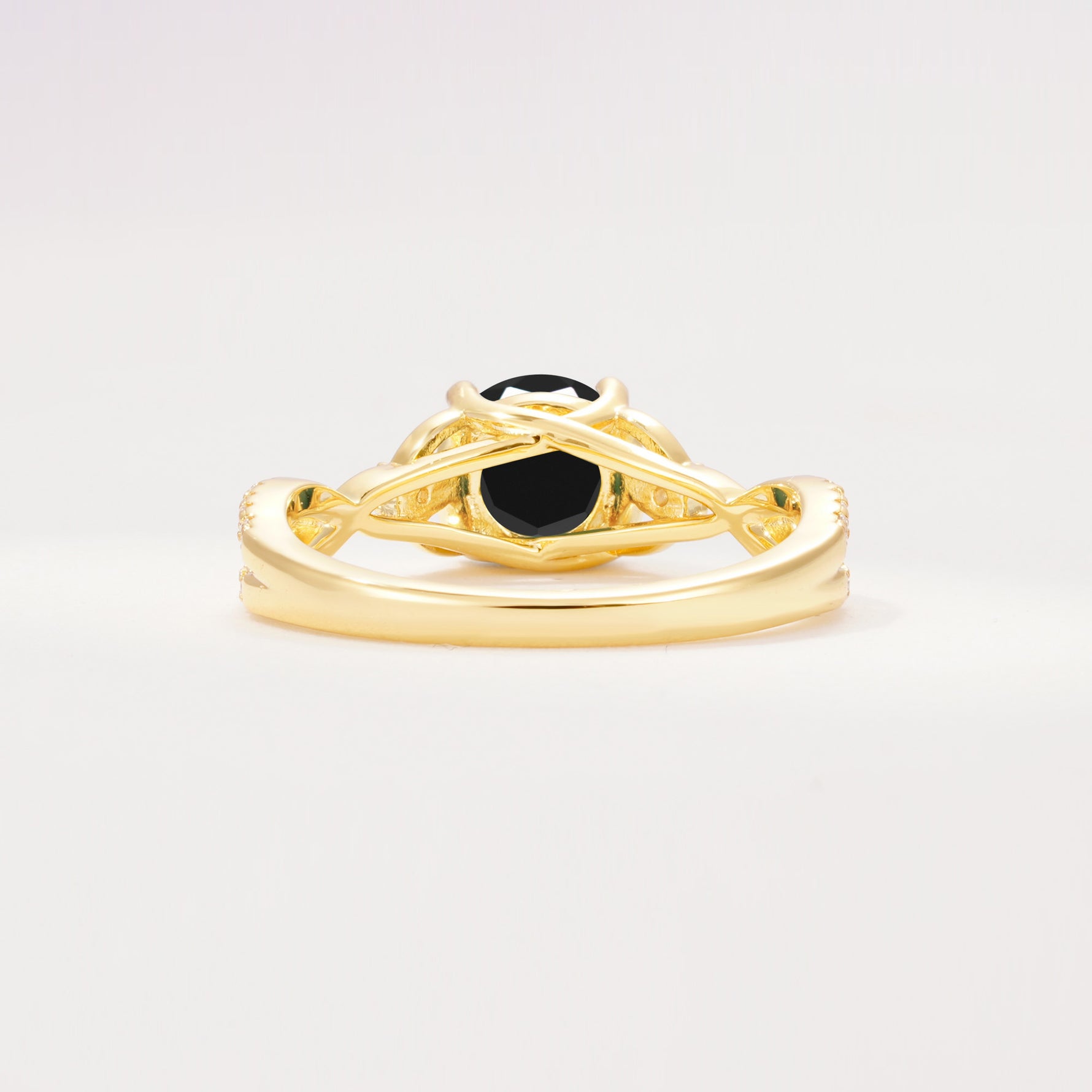 SR11137 Black Onyx Ring - Additional view
