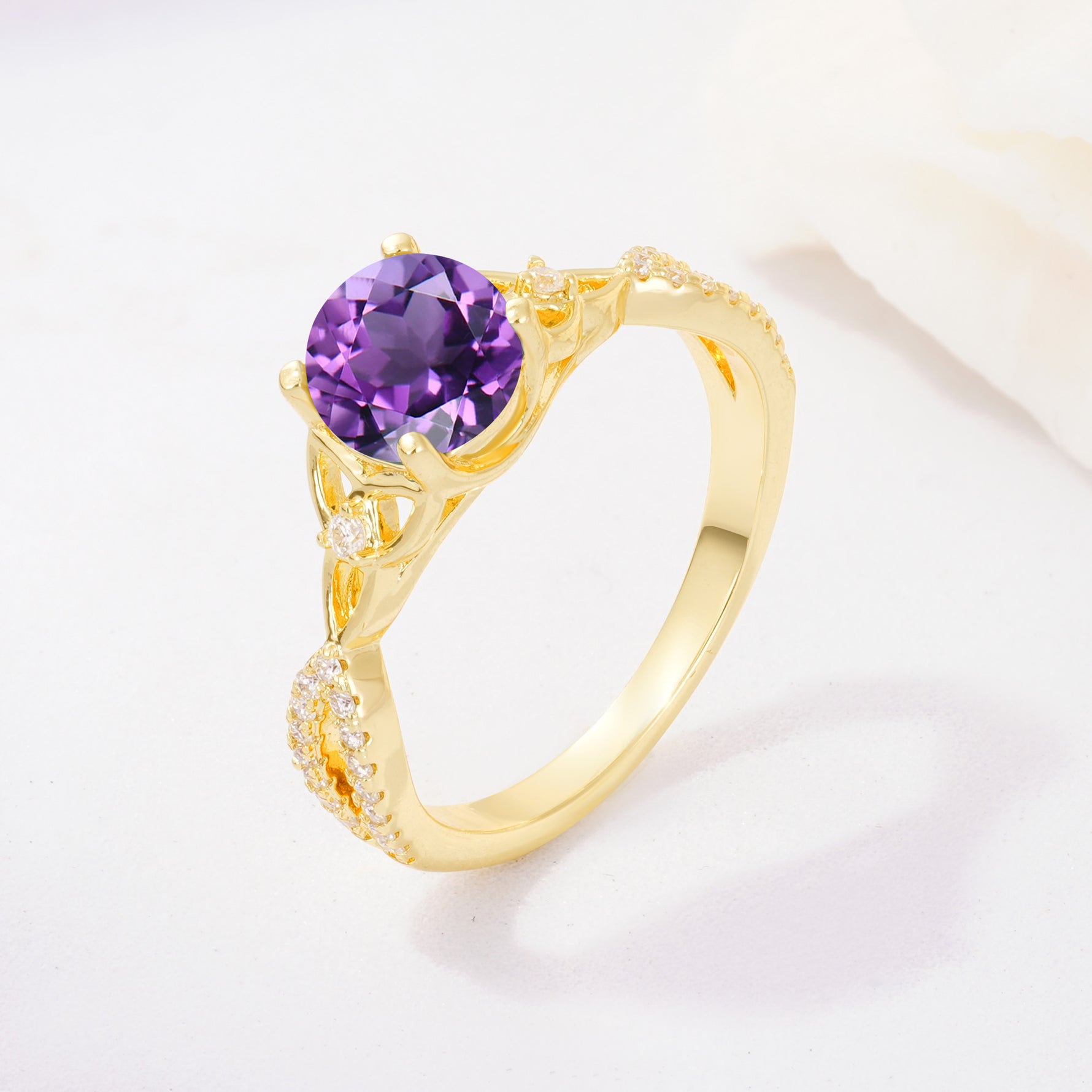 SR11137 Amethyst Ring - Additional view