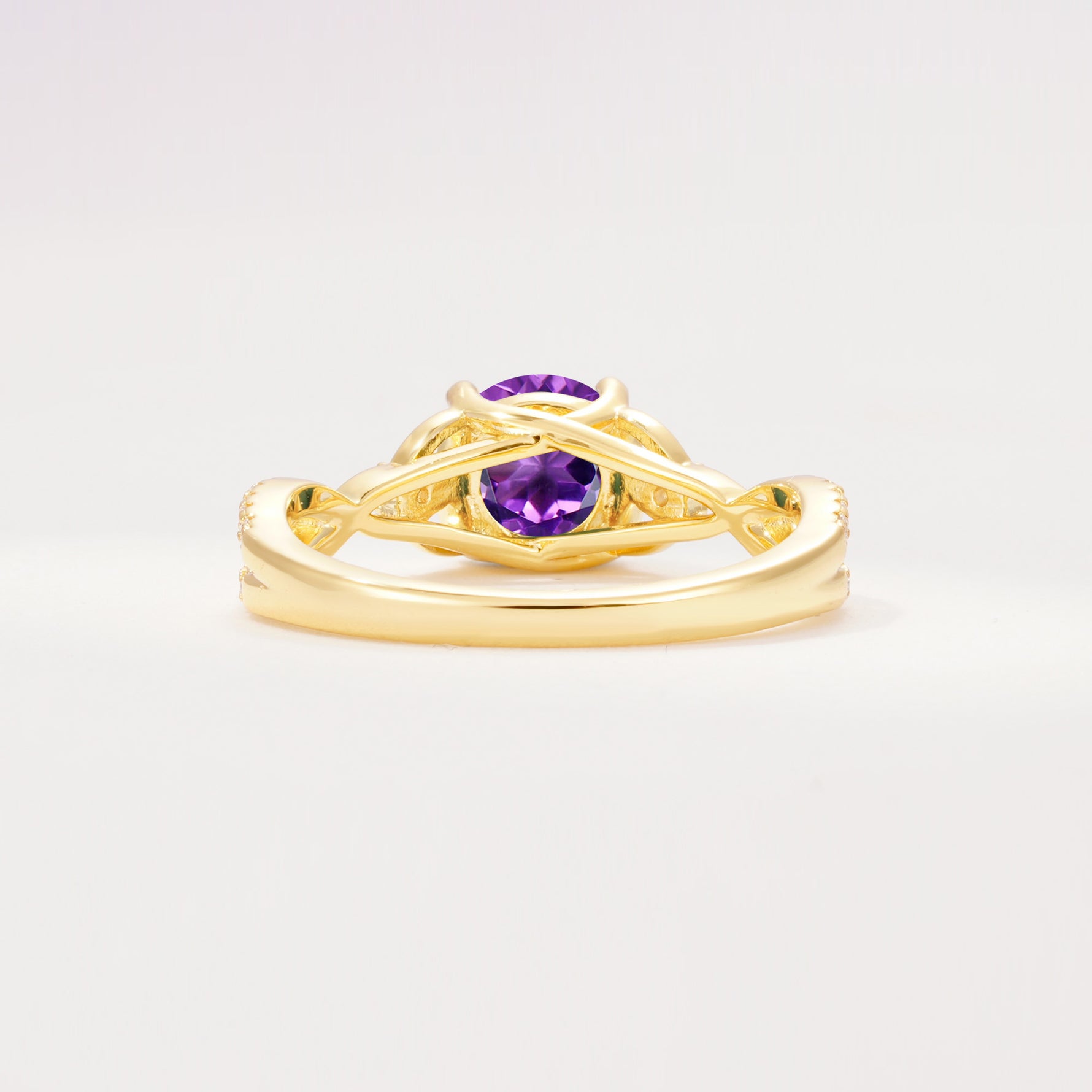 SR11137 Amethyst Ring - Additional view
