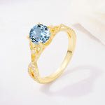 SR11137 Aquamarine Ring - Additional view