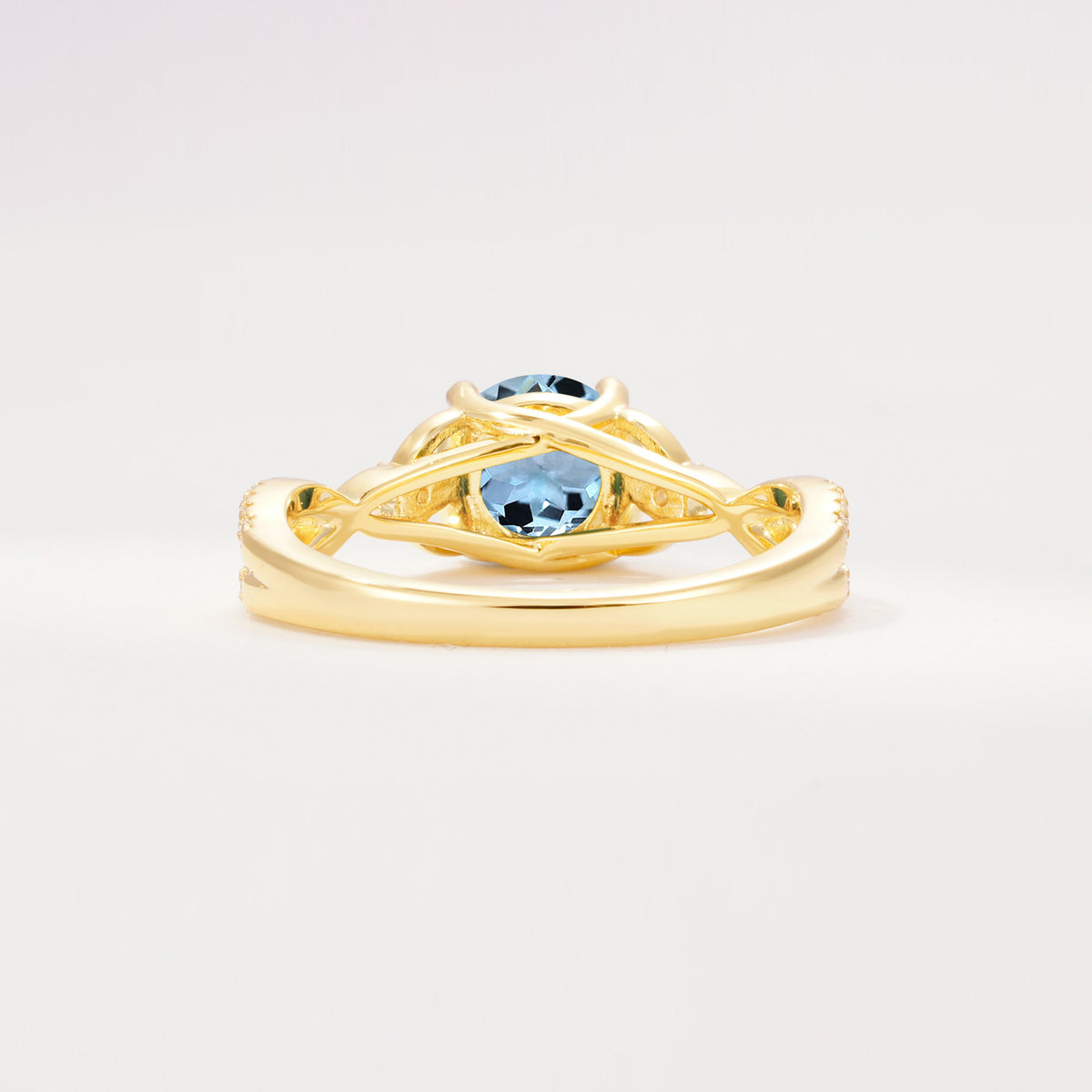 SR11137 Aquamarine Ring - Additional view