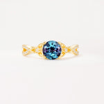 SR11137 Alexandrite Ring - Yellow-Gold