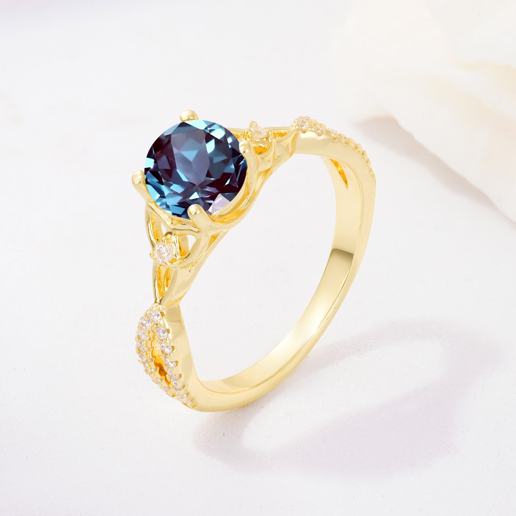 SR11137 Alexandrite Ring - Additional view