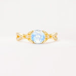 SR11137 Moonstone Ring - Yellow-Gold