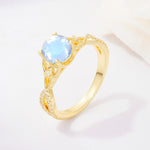 SR11137 Moonstone Ring - Additional view