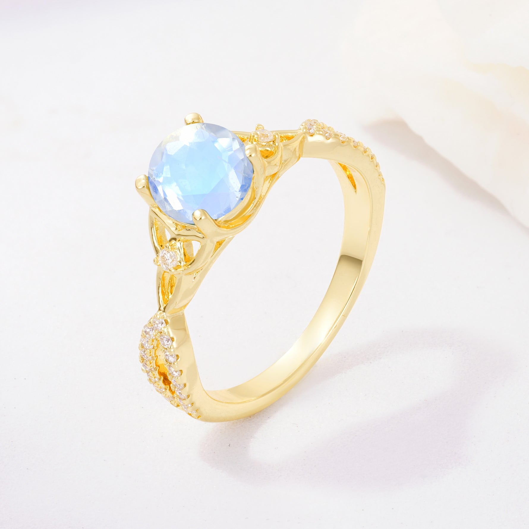 SR11137 Moonstone Ring - Additional view