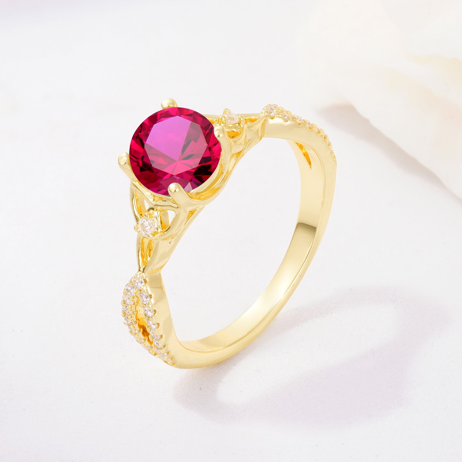 SR11137 Ruby Ring - Additional view