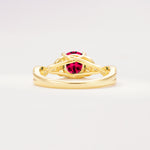 SR11137 Ruby Ring - Additional view
