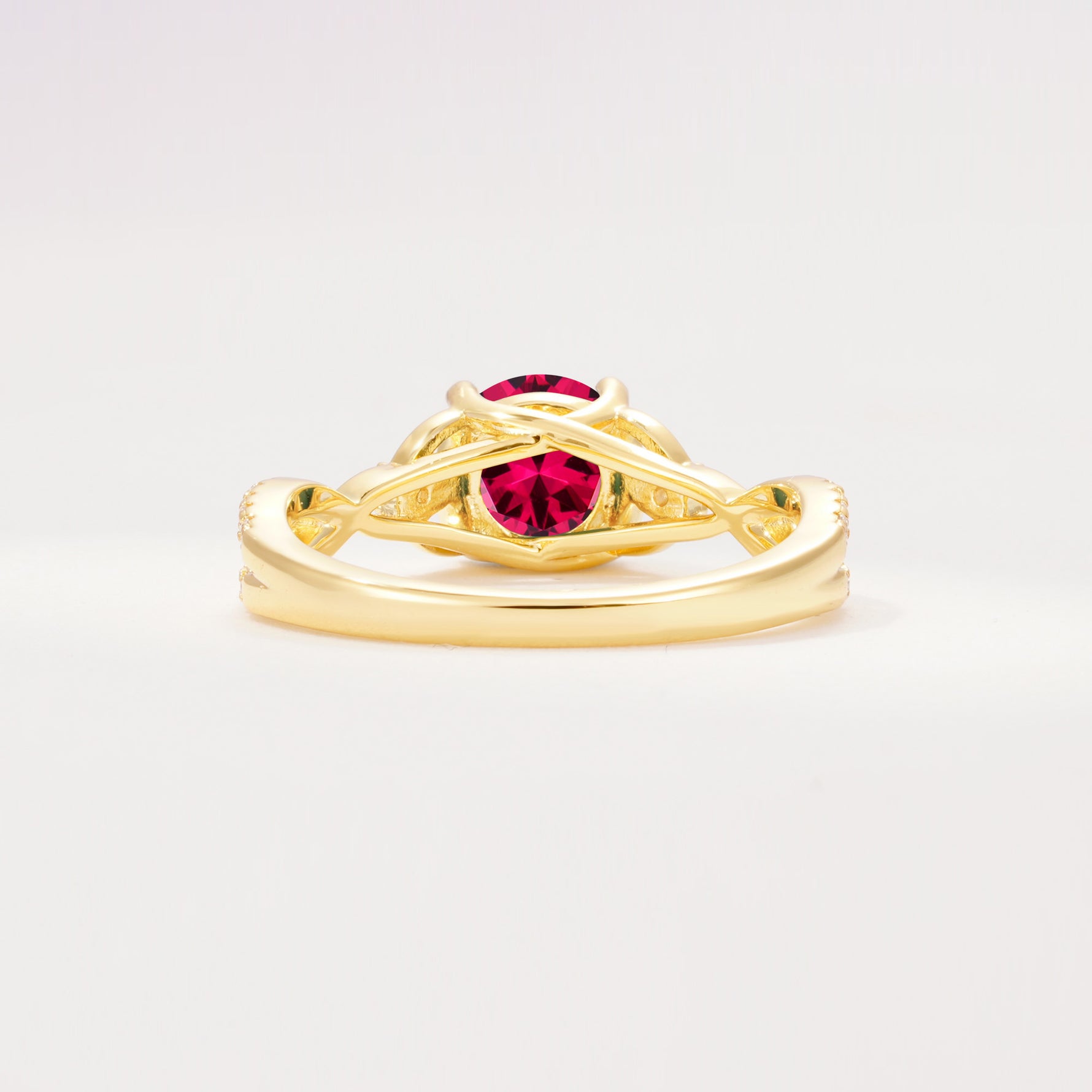 SR11137 Ruby Ring - Additional view